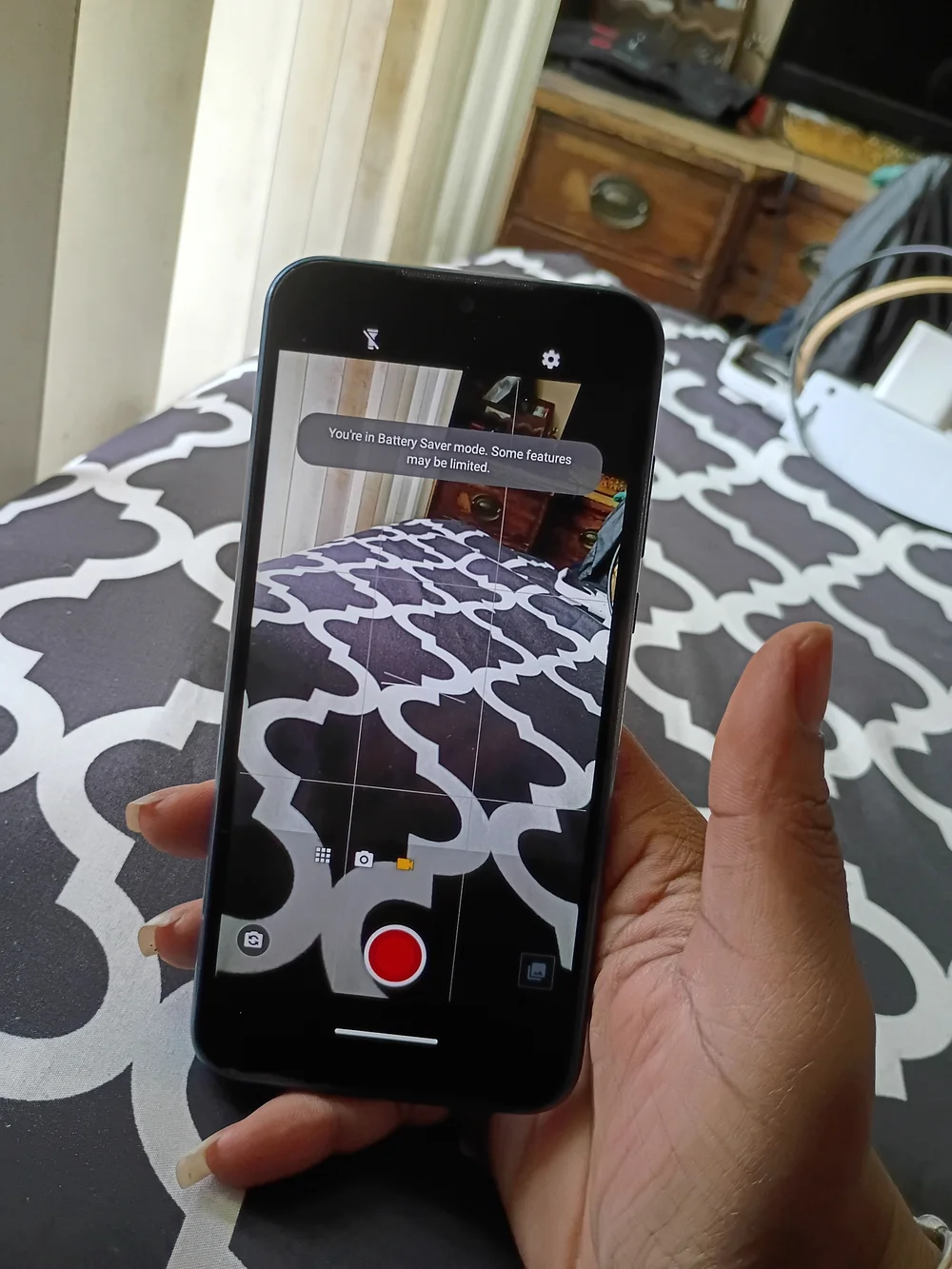 Motorola Moto E Blue Smartphone - Sleek Dual-Camera Design